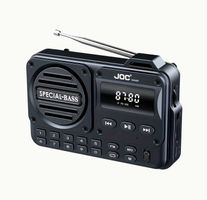 Portable FM Radio mit USB-C, LCD-Display & Special Bass