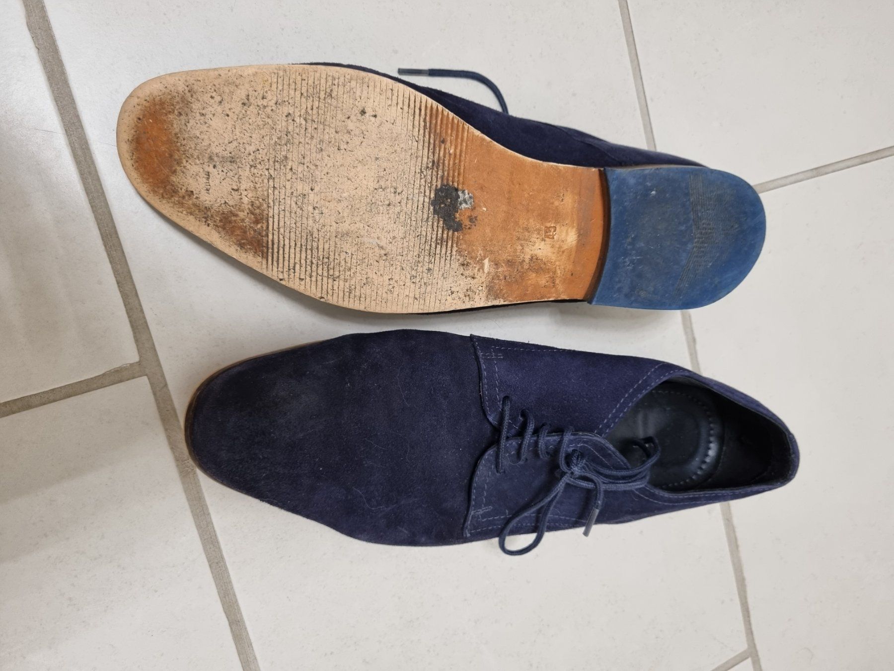 Scarpe da uomo: Anzugsschuhe Dunkelblau Pier One Gr 43 – Usato da Bassersdorf venduto da Sandy456 4