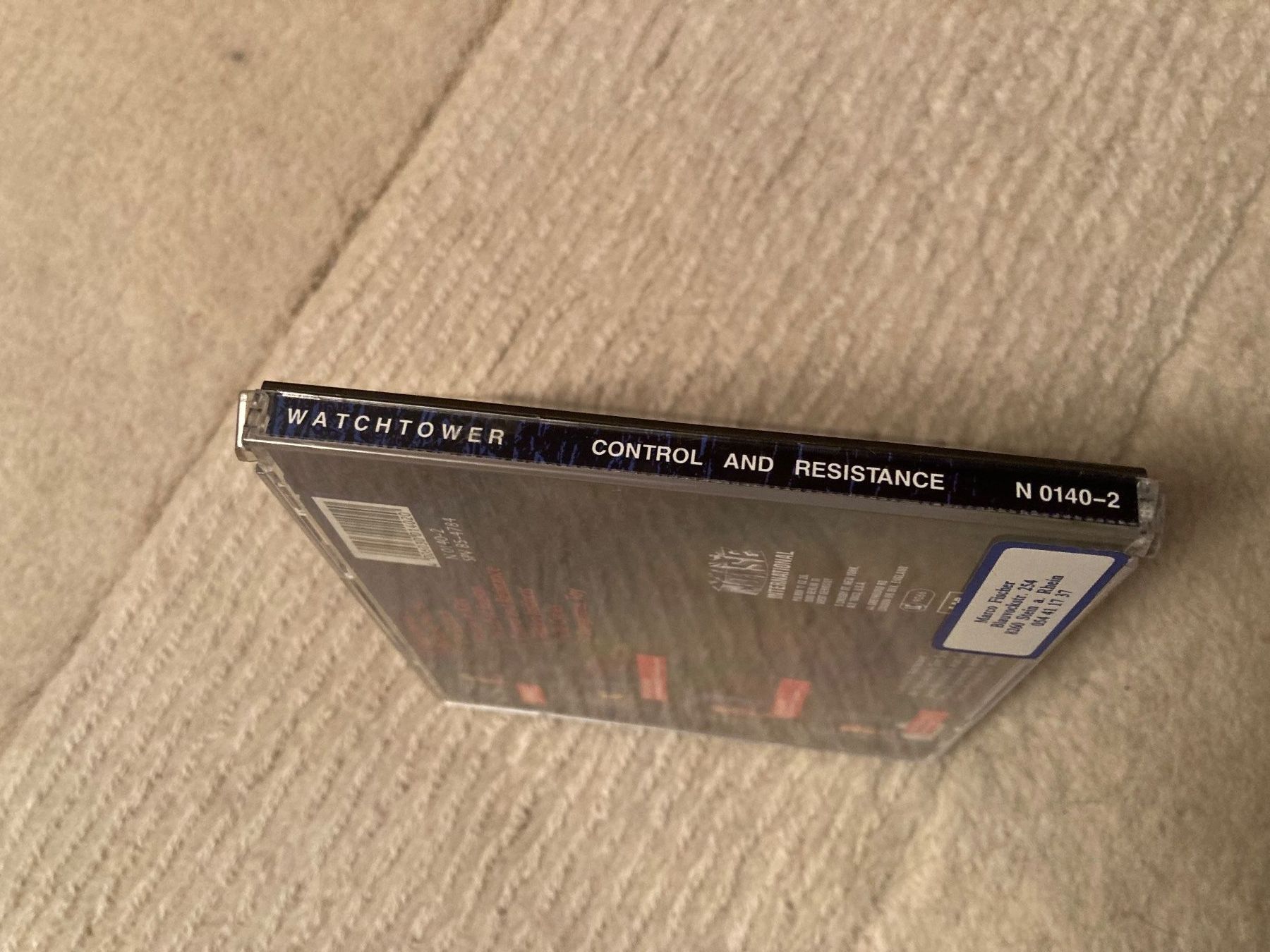 CD: Watchtower "Control and Resistance" CD original 1989 – Usato da Wagenhausen venduto da Novafreund283 3