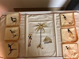 7-teilige Tischdekoration aus Tansania (Balegger Schwestern)