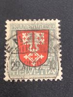 Pro Juventute Nidwalden Wappen- ZNr. J12- Vollstempel Geneve