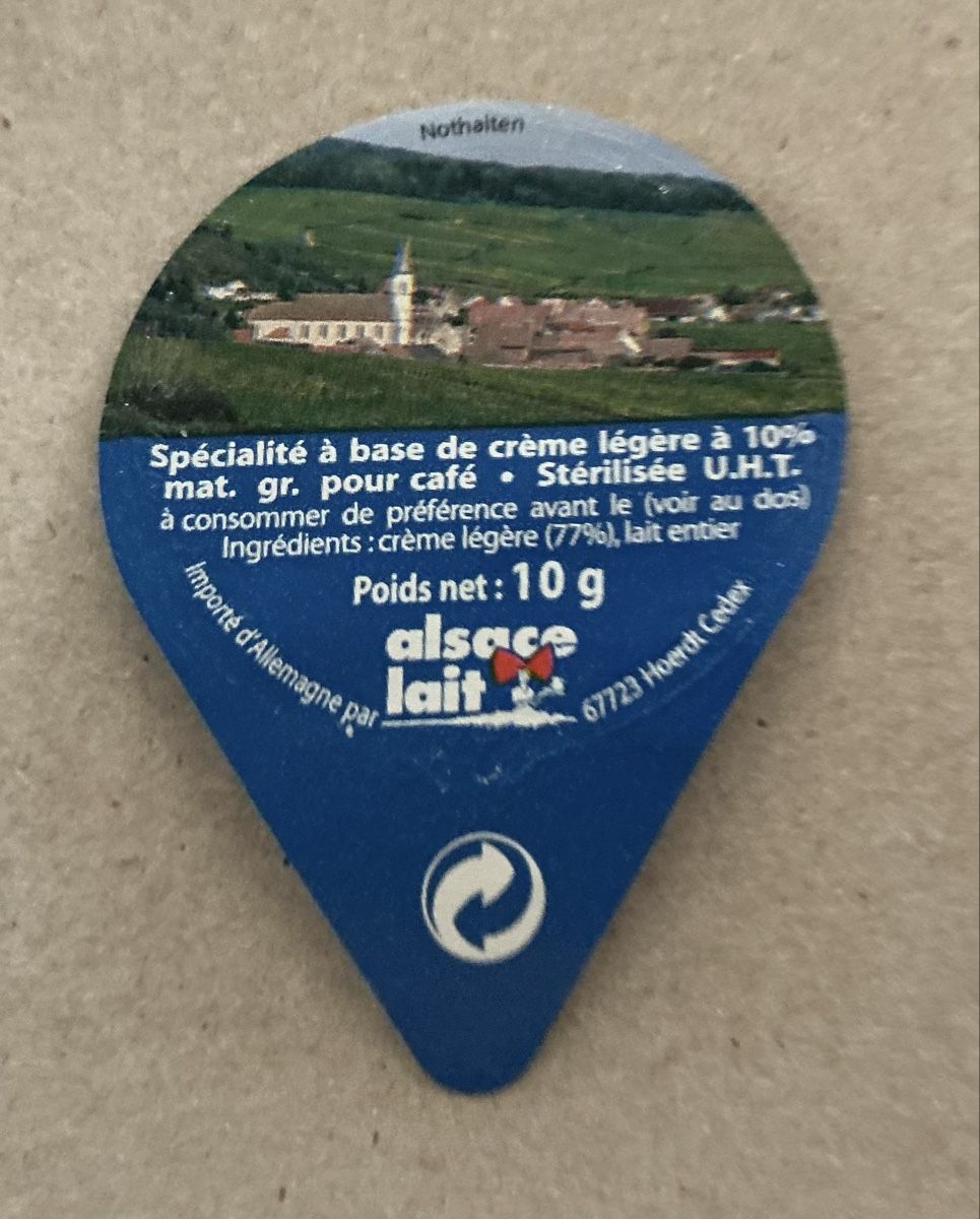 Kaffeerahmdeckel: F-11A - Elsass III, Gastro – Gebraucht aus Allschwil von gewuerznelke