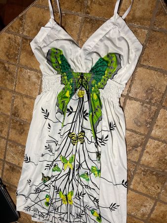 Bell vestito di viscosa bagniata-S/M-perfetto per l’estate