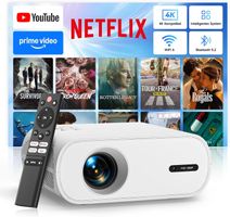 Beamer 4K Kompatibel mit Netflix & Offizielle Apps 20000