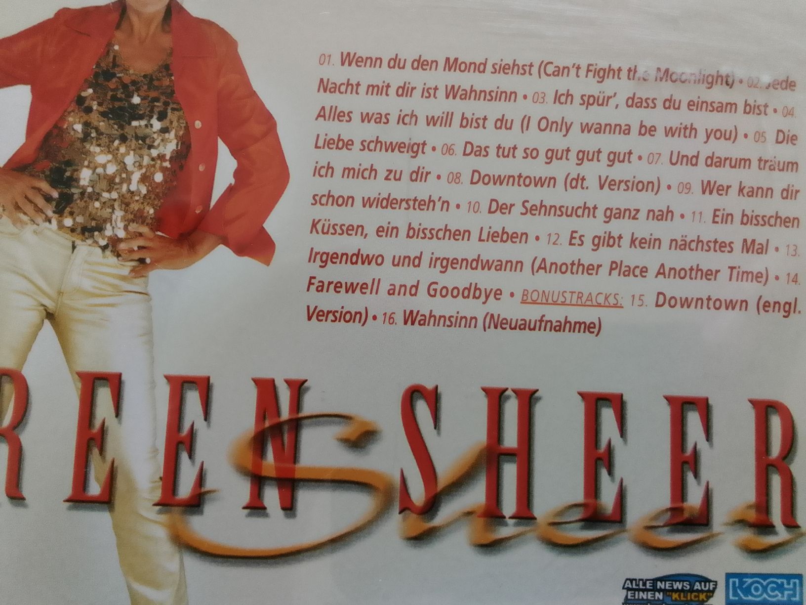CD: Ireen Sheer – Usato da Liebefeld venduto da CD-Urs 1