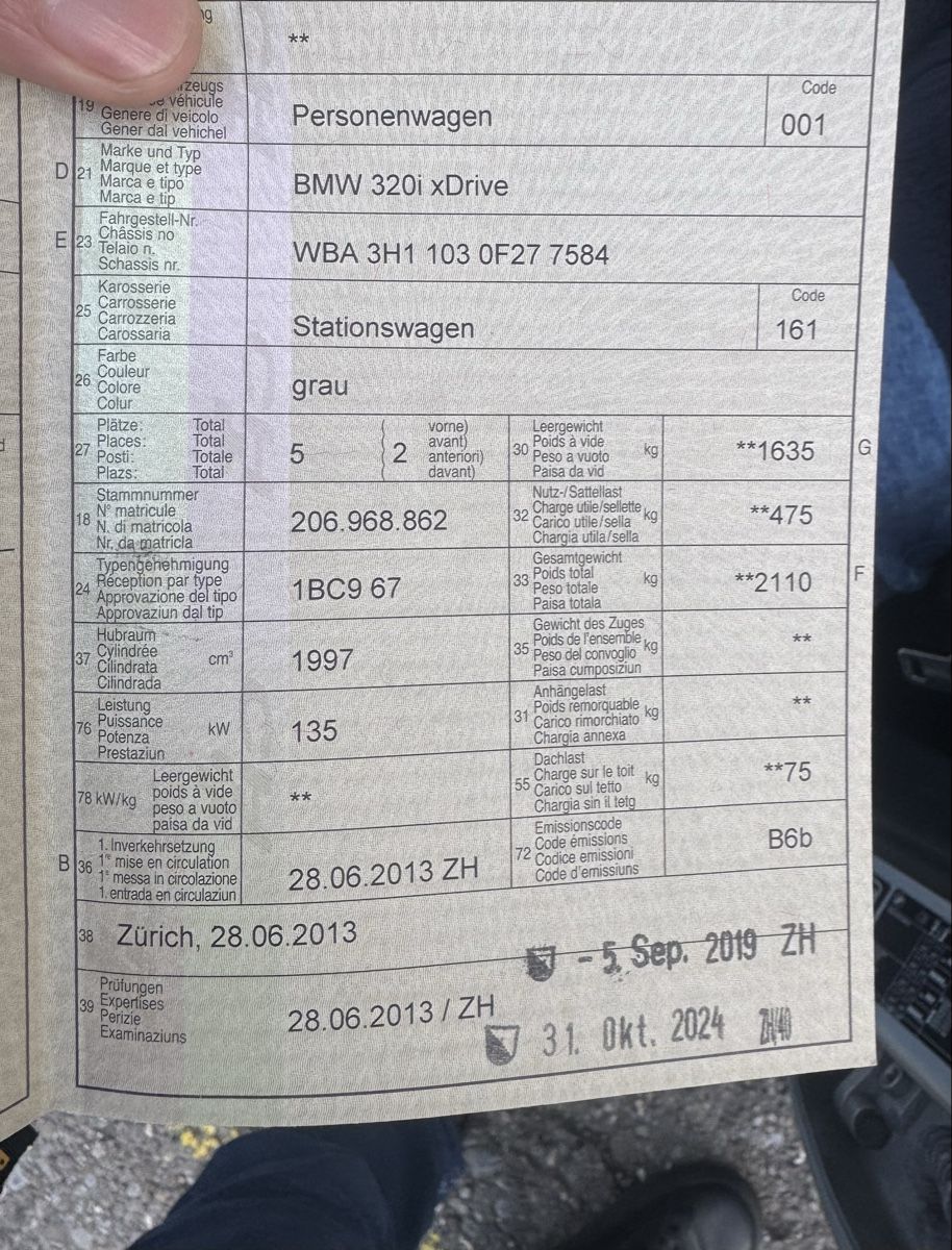 BMW Automobili: BMW 320i xDrive Touring, JG 2013 – Usato da Alt St. Johann venduto da nexus07 1