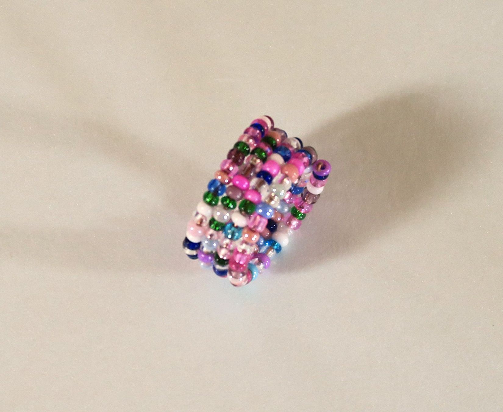 Bagues: Glasperlen-Ring , 8 mm, 56.5 mm – D'occasion à Brittnau par marlenestone