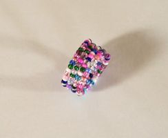 Glasperlen-Ring, 56.5 mm