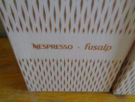 Nespresso x fusalp Glas 2x Champagnerkelch neu im Karton