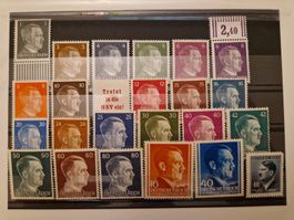 Deutsches Reich Briefmarken Lot Adolf Hitler POSTFRISCH