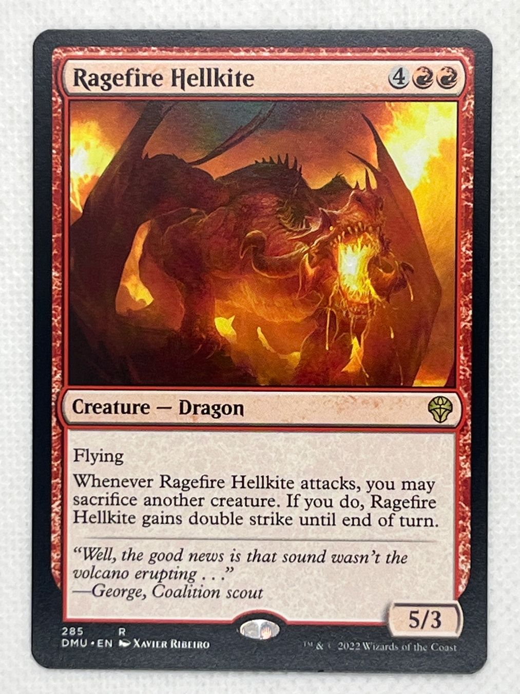 Magic The Gathering Carte collezionabili: MTG Ragefire Hellkite DMU 285 Englisch Rare – Usato da Hinterkappelen venduto da Kim1992