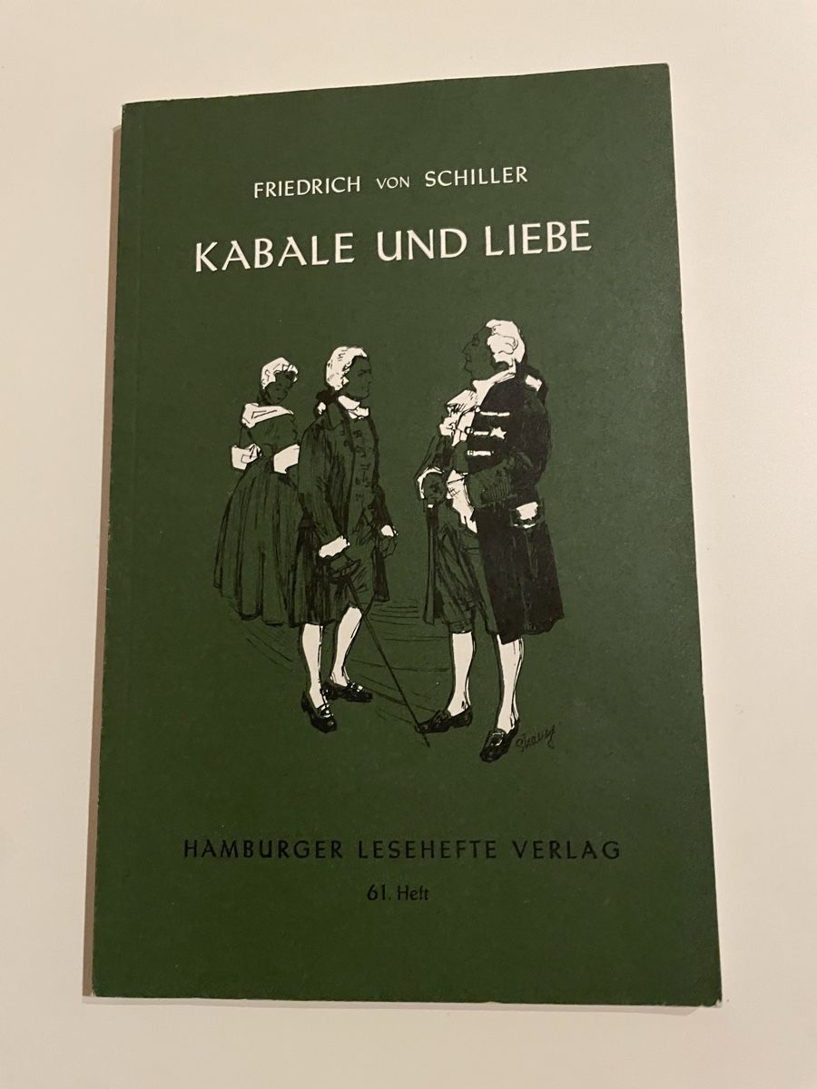Libri: Friedrich Schiller: Kabale und Liebe - Buch – Nuovo (secondo la descrizione) da Malix venduto da fred_59