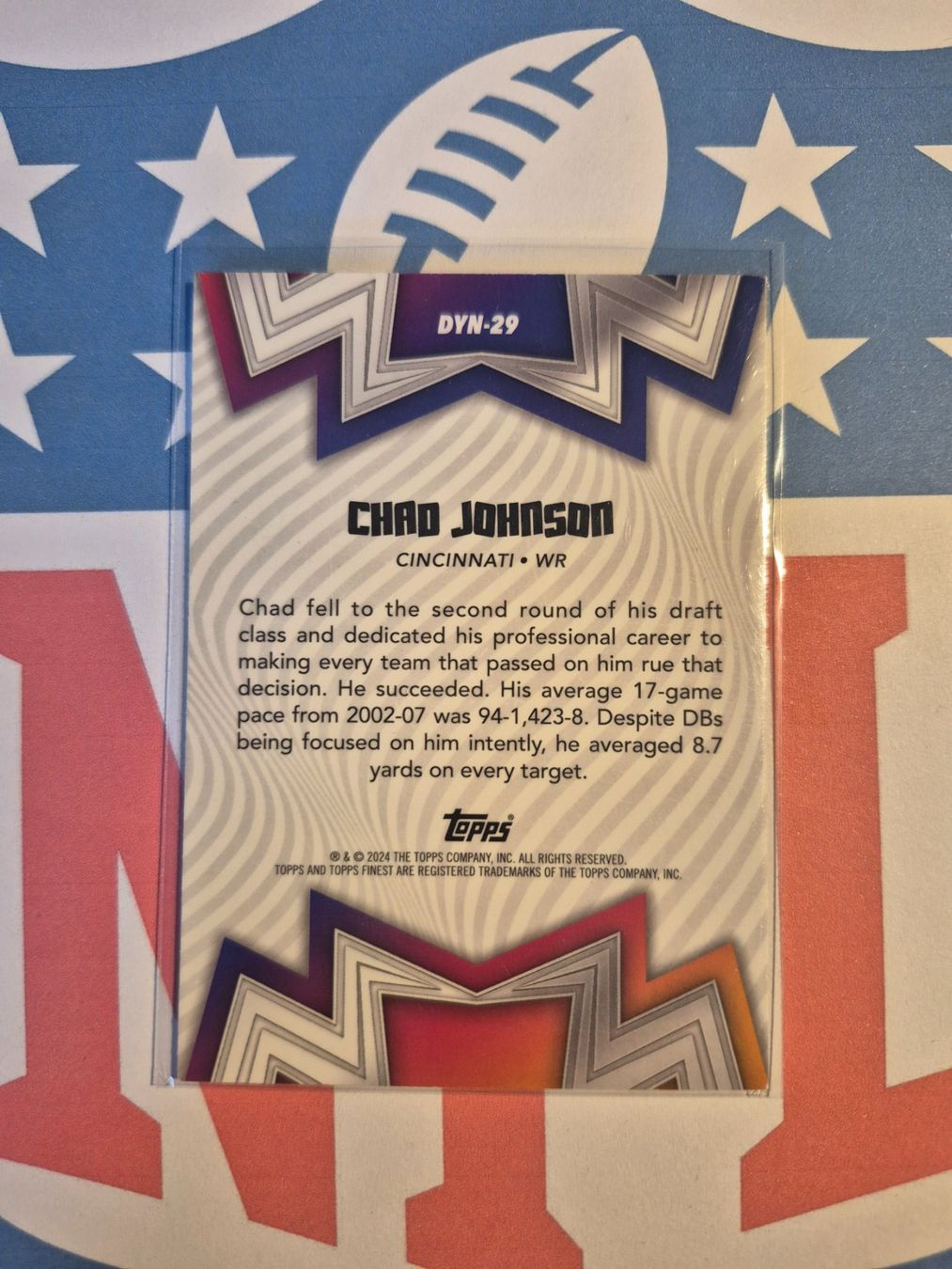 NFL Cartes à collectionner: NFL Chad Johnson Cincinnati Bengals – D'occasion à Treiten par Sauber73 1