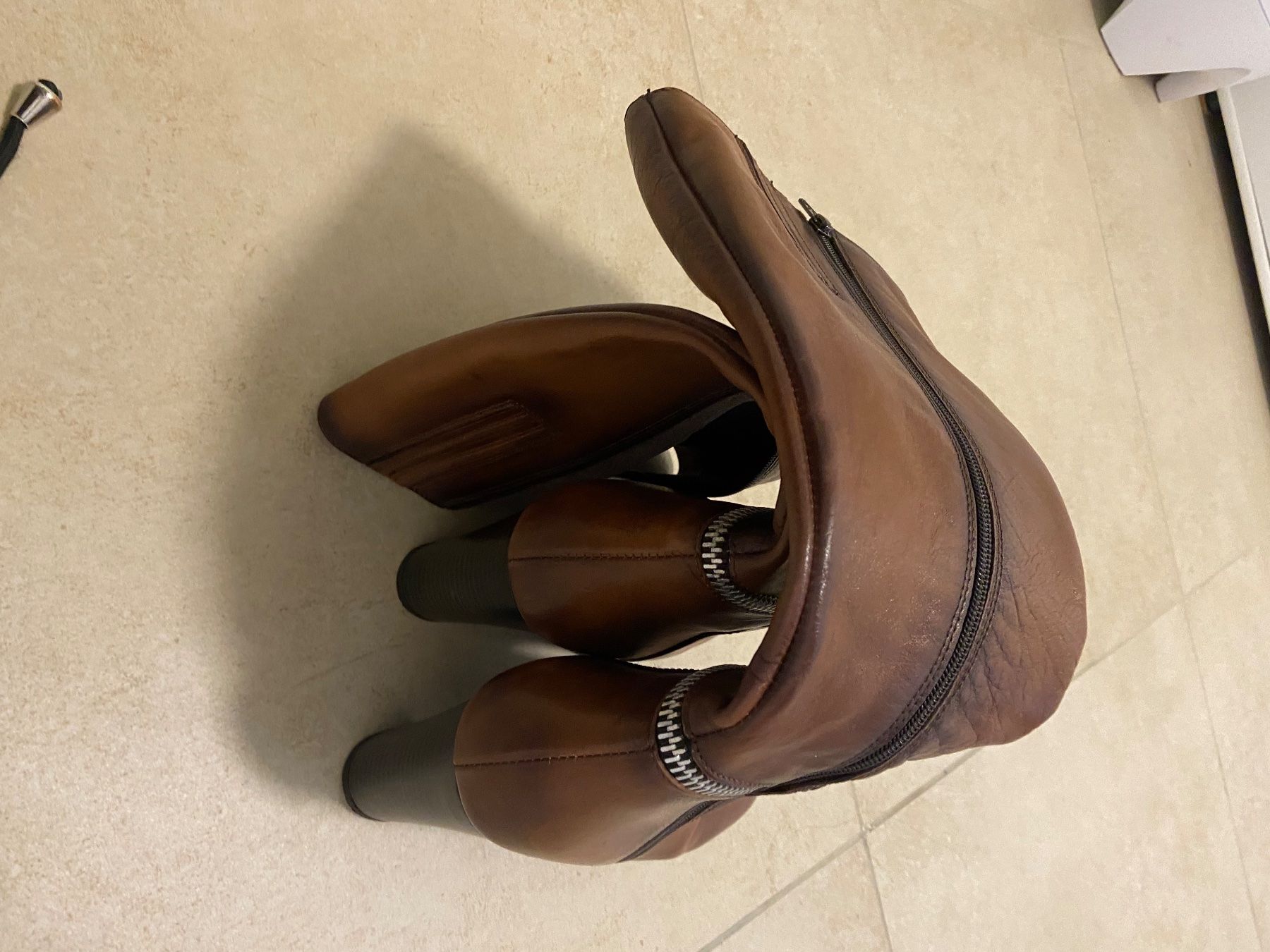 Damenschuhe: Lederstiefel Damen Grösse 39 – Gebraucht aus Dietlikon von nelden 2