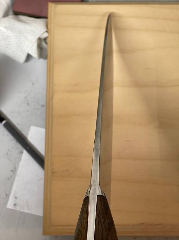 Coltelli da cucina: Kochmesser / Schlagmesser F. Dick mit Nussbaum Griff – Usato da Winkel venduto da MSalihu 2