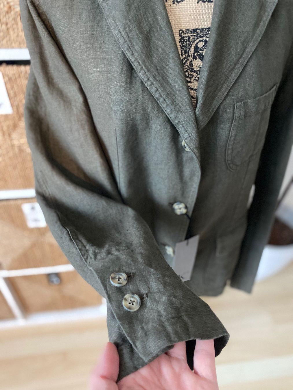 Jacken: Linen jacket, size L, new. – Neu (gemäss Beschreibung) aus Safenwil von rgs_tg62 3
