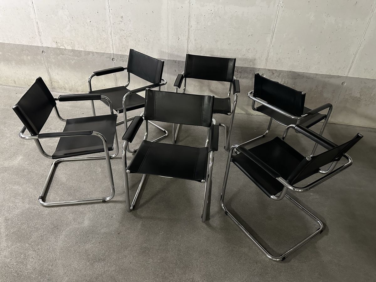 Stühle: 6xFreischwingerstühle Leder  – Gebraucht aus Niederurnen von KEVIN078 4