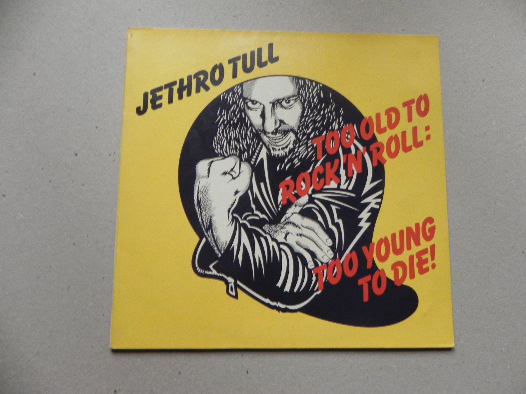 LP brit Rock Band Jethro Tull 1976 Too old to Rock`n`Roll Kaufen auf