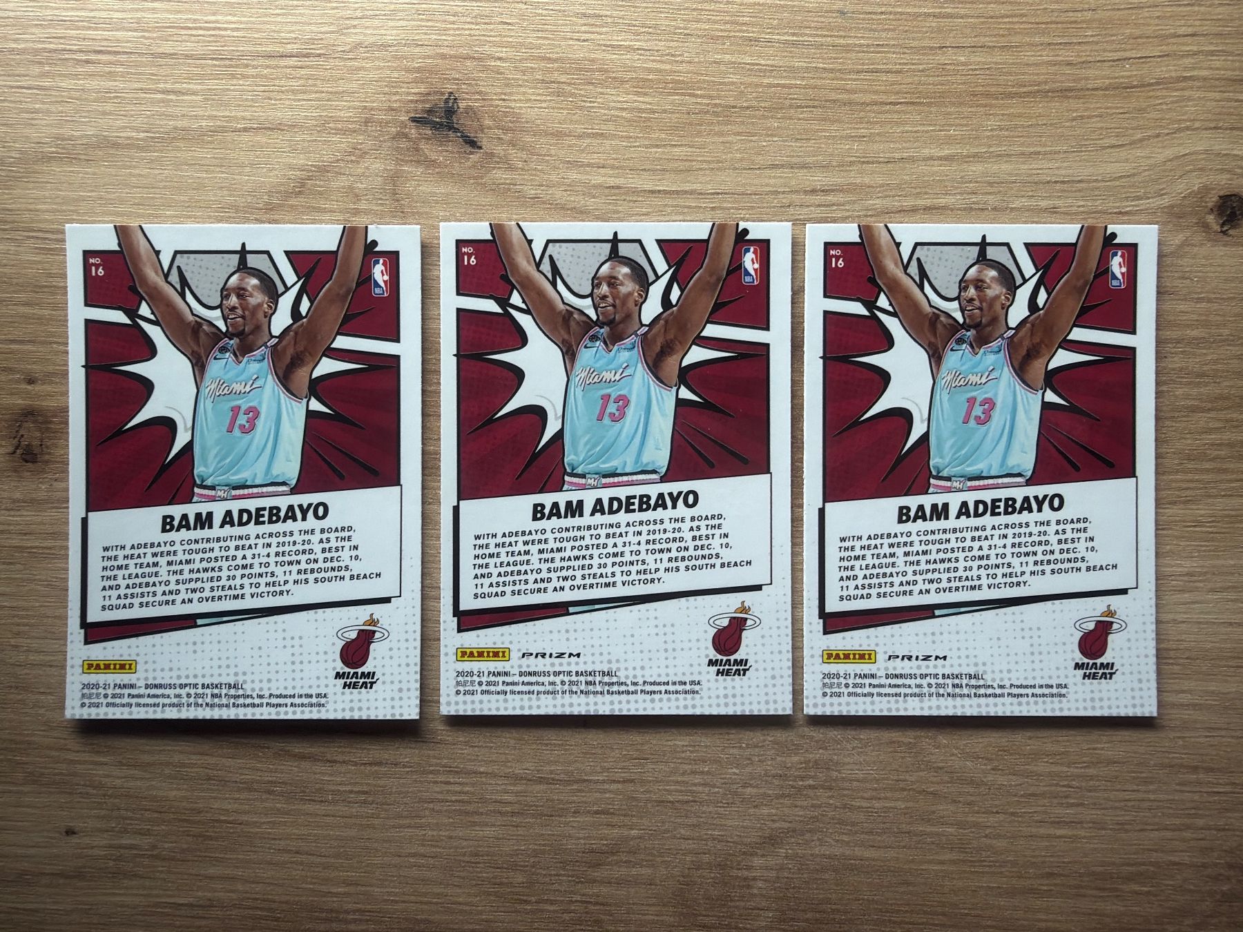 Nba Carte collezionabili: NBA Bam Adebayo RED WAVE & SILVER & Base My House – Usato da Netstal venduto da Clutch79Cardz 1