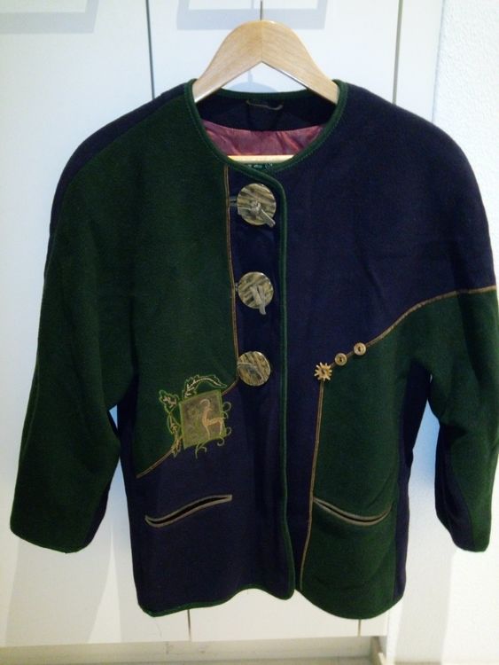 Isar-Trachten Kinderstrickjacke Für Mädchen - Elegante Trachtenjacke Mit Knopfverschluss