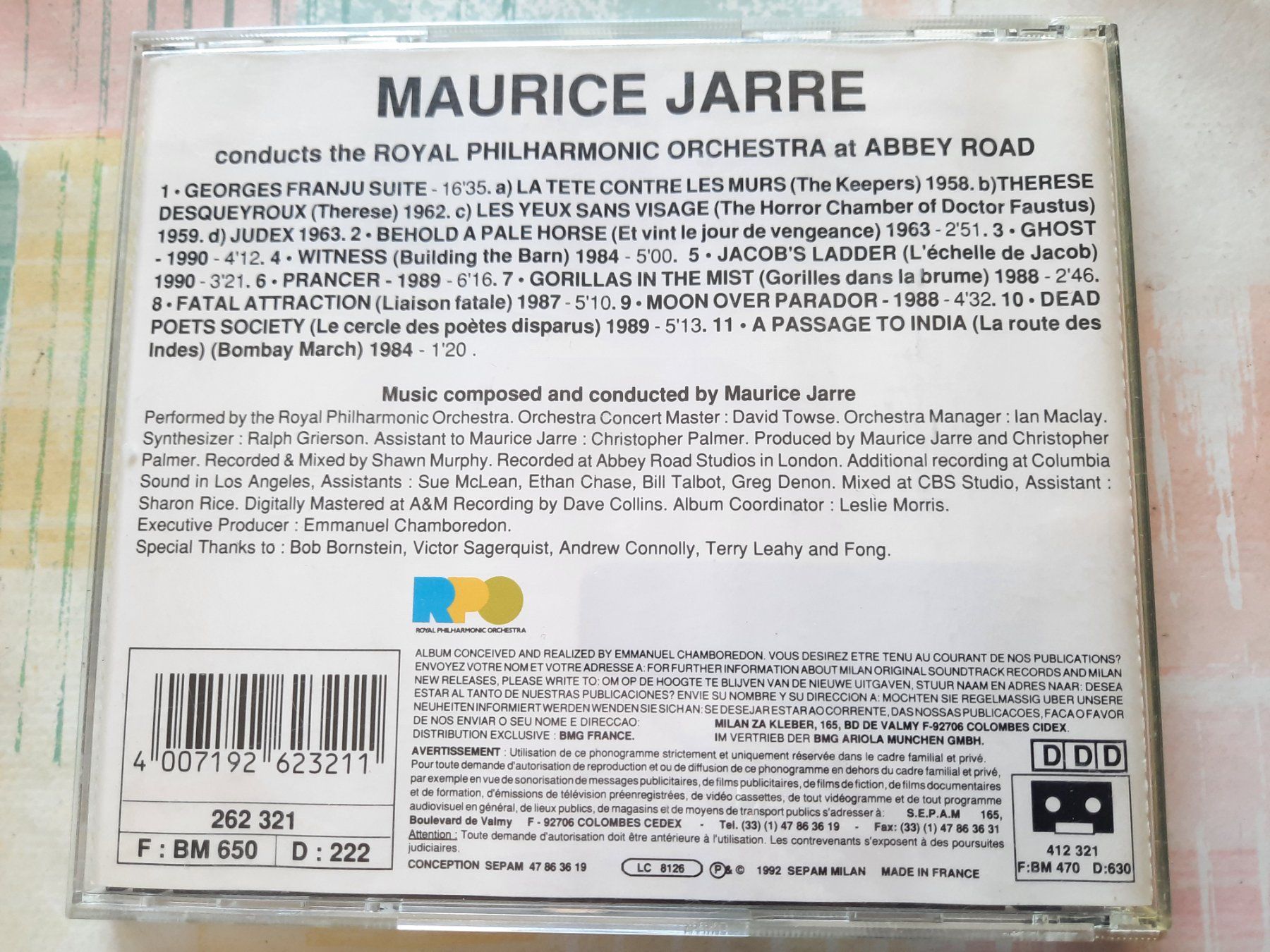CD: Cd Maurice Jarre - Abbey Road – Usato da Pully venduto da bro_n52j 1