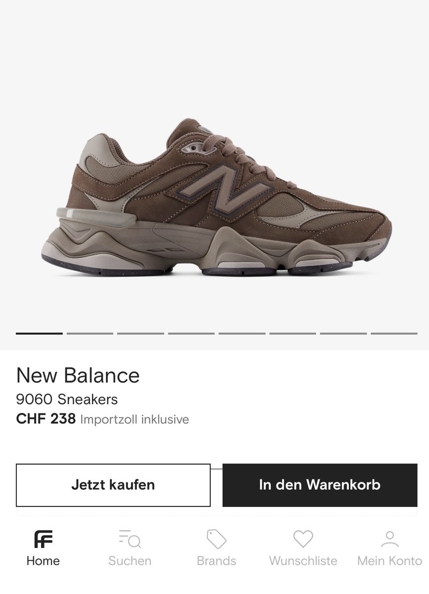 New Balance Scarpe da uomo: New Balance 9060 Sneakers – Nuovo (secondo la descrizione) da Zug venduto da Schweiz90 1