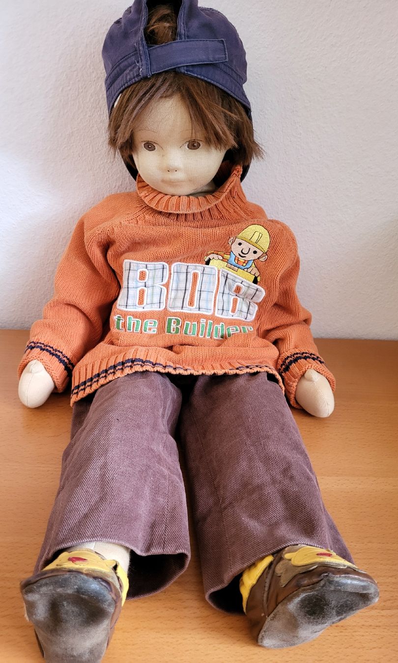 Puppen: Stoff-Puppe mit Kleidern – Gebraucht aus Winterthur von Baer49