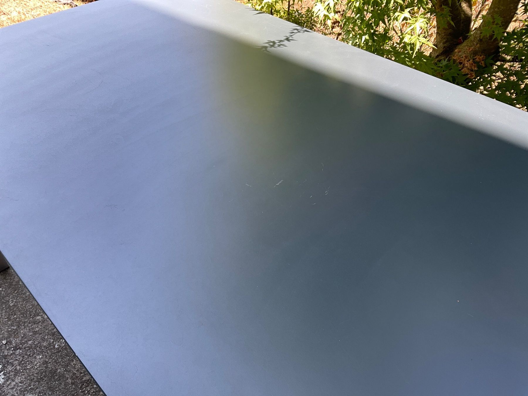 Tavoli: Gartententisch anthrazit, L200cm B95 H75cm – Usato da Belp venduto da boarding91 5