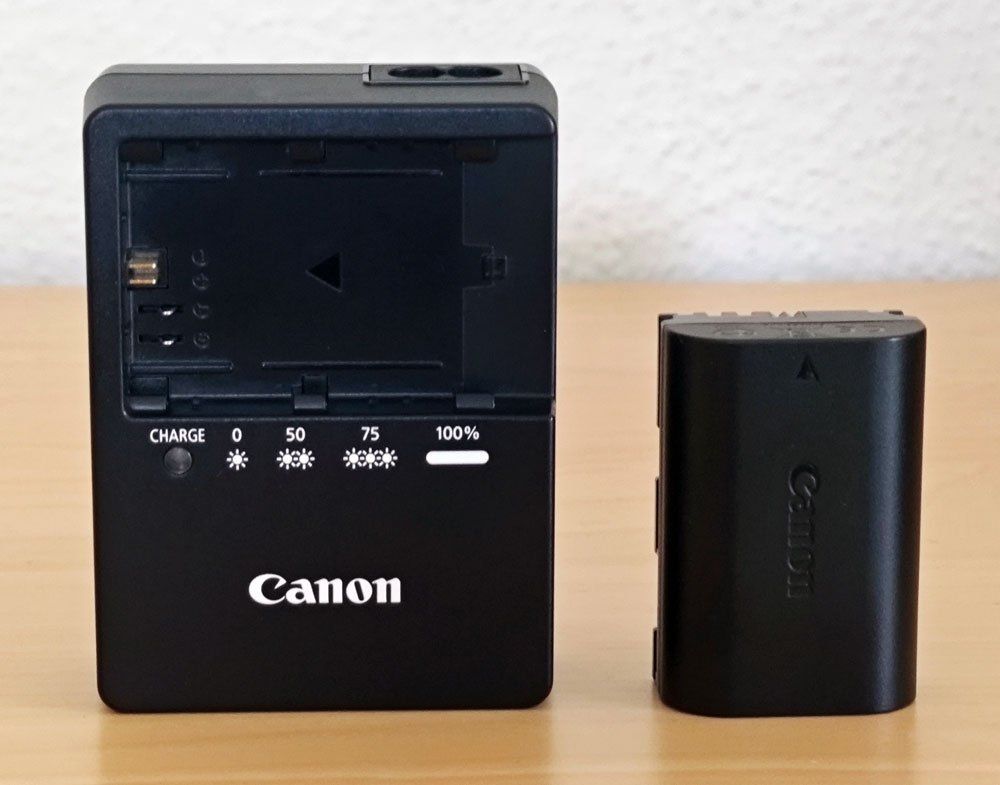 Canon Altri Accessori: Canon LC-E6E Ladegerät inkl. Canon LP-E6 Akku – Usato da St.Gallen venduto da Pheban