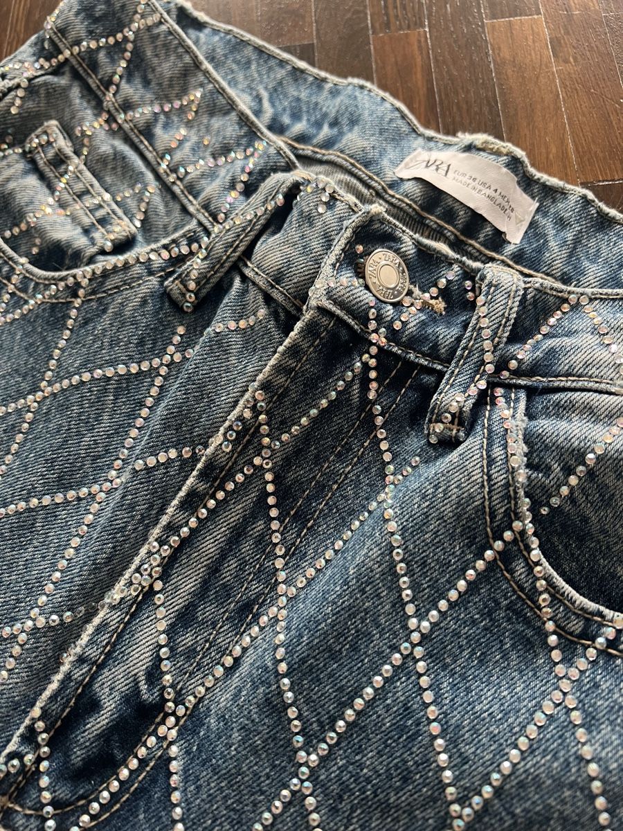 Zara Jeans: Zara Glitzerhose – Nuovo (secondo la descrizione) da Baar venduto da Lila2006 2
