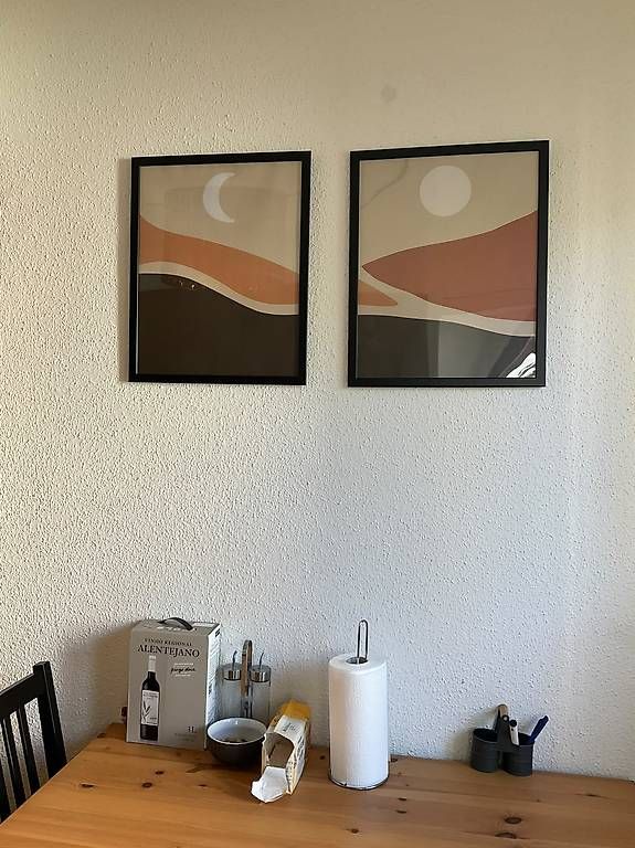 Poster & Bilder: 2 abstract framed prints - set – Gebraucht aus Zurich von sof_pz8l