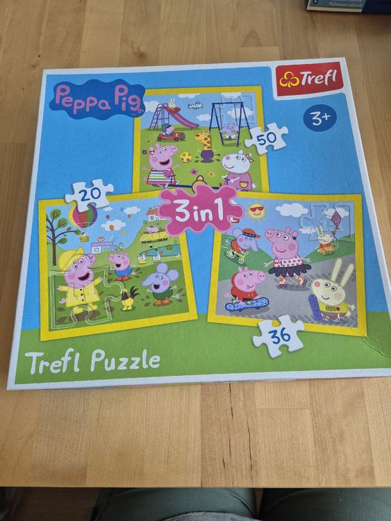 Peppa Pig Puzzle 3in1 Trefl 20/36/50 Teile ab 3+ | Kaufen auf Ricardo