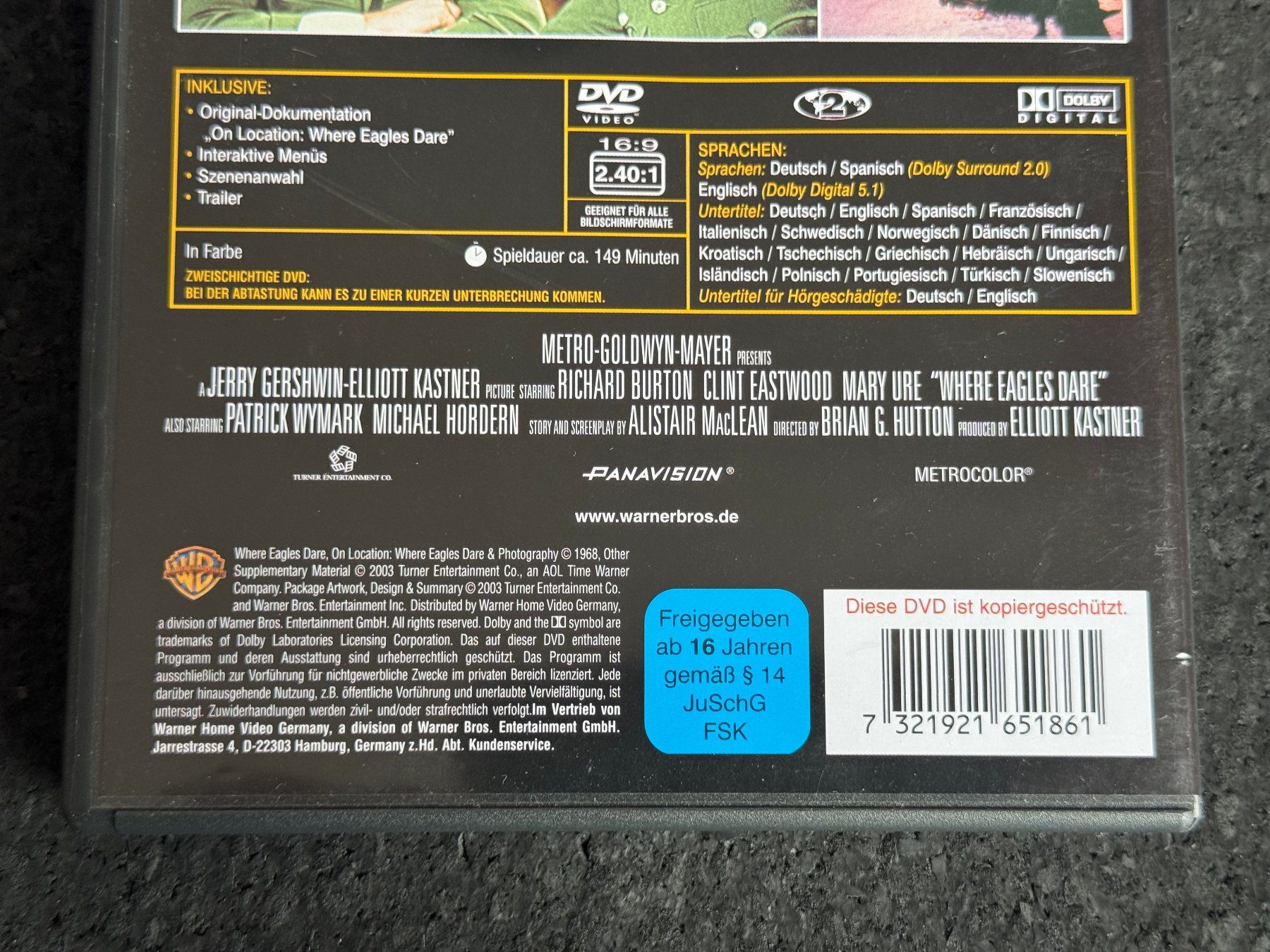 Tutti i DVDs: Agenten sterben einsam DVD DE/EN/SP – Usato da Fribourg venduto da tschjoly 3