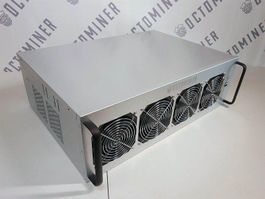 Octominer B8PLUS 4U Rack Mining Chassis mit 7x Fans Riserles