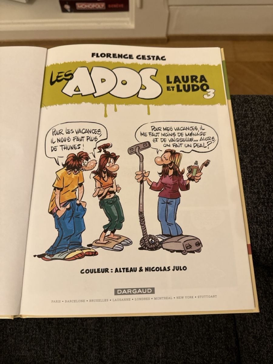 Comics: BD LES ADOS - TOME 3 - PREMIÈRE ÉDITION 2008 – Neu (gemäss Beschreibung) aus Genève von Emorejac 1