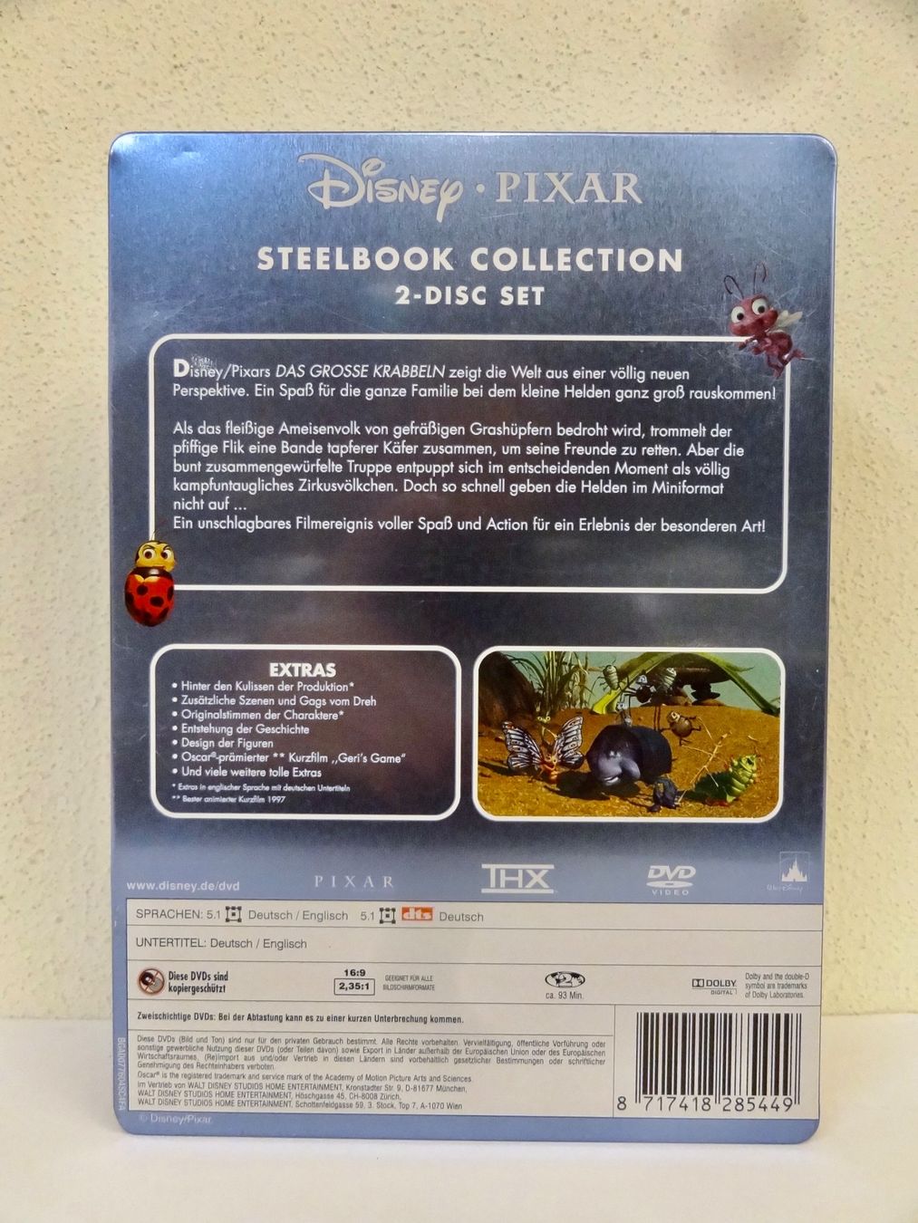 Tutti i DVDs: 2 DVD A BUG'S LIVE - DAS GROSSE KRABBELN DISNEY PIXAR – Nuovo (secondo la descrizione) da Kerzers venduto da wisaundso 2