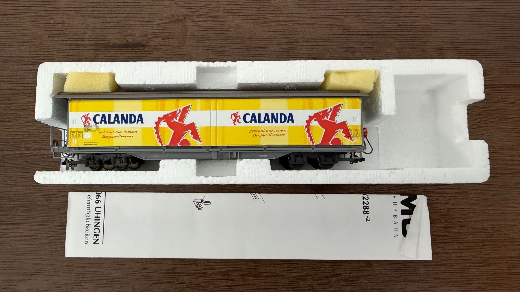 Bemo Modellini di ferrovie: BEMO RhB 2288 140 "5170 - Calanda Bräu" – Usato da Hinwil venduto da thepict 1