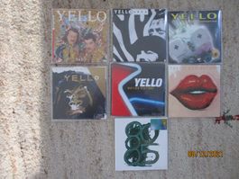 7 Cds von Yello in platzsparenden Plastikhüllen