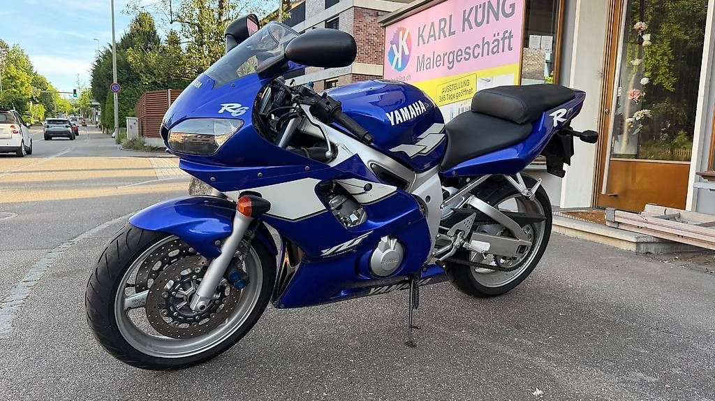 Yamaha Strasse: Yamaha R6 RJ03 | 1999 | 27'179 km | Originalzustand – Gebraucht aus Basel von Hangman776