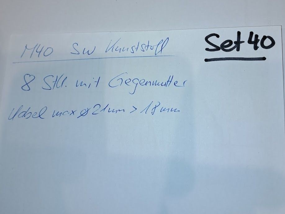 Cavi: Kabelverschraubung M40 Schwarz – Usato da Sargans venduto da Bomp 1