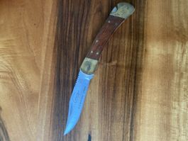 Camping Klappmesser, Holzgriff, Vintage Stil, Top Zustand!