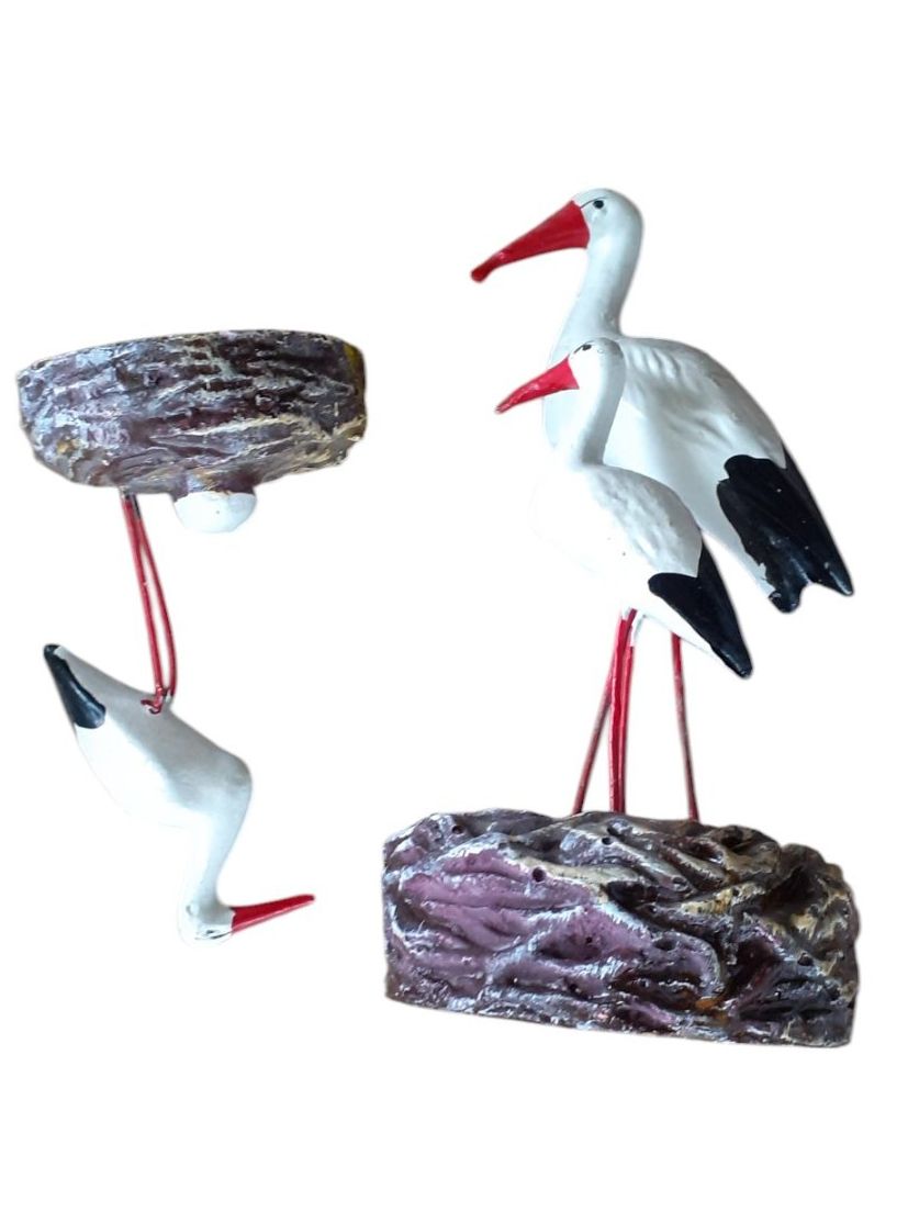 Statuette: Antike Tierfiguren - 2 Störche – Usato da Mörschwil venduto da wunderkiste44 2