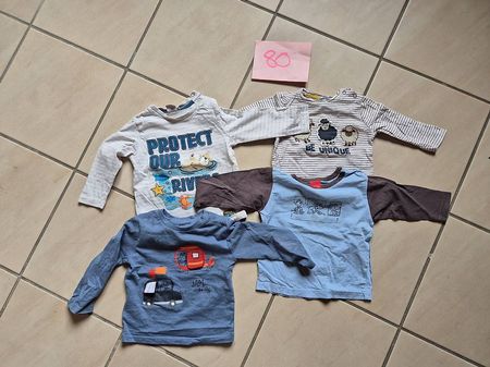 9xShirts lang + 8xkurz 80