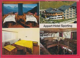 WERBE-FALTKARTE, APPART-HOTEL SPORTING, RIEDERALP