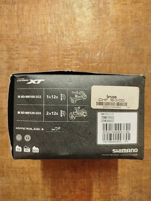 Shimano Ersatzteile: wechsler shimano xt 12speed – Gebraucht aus reichenburg von inf_lb2p