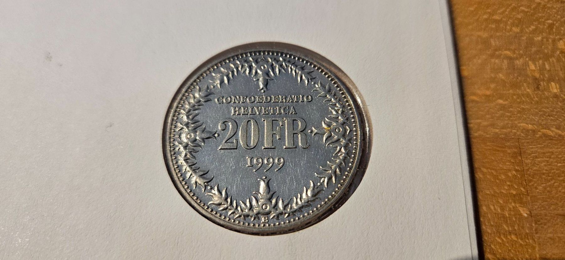 Alle Münzen: Numisbrief mit 20 Franken Silber die Post 1999 – Neu und originalverpackt aus Ambrì von epg_ljh9 2