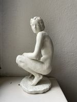 Grosse Porzellanfigur Fritz Klimsch Die Hockende