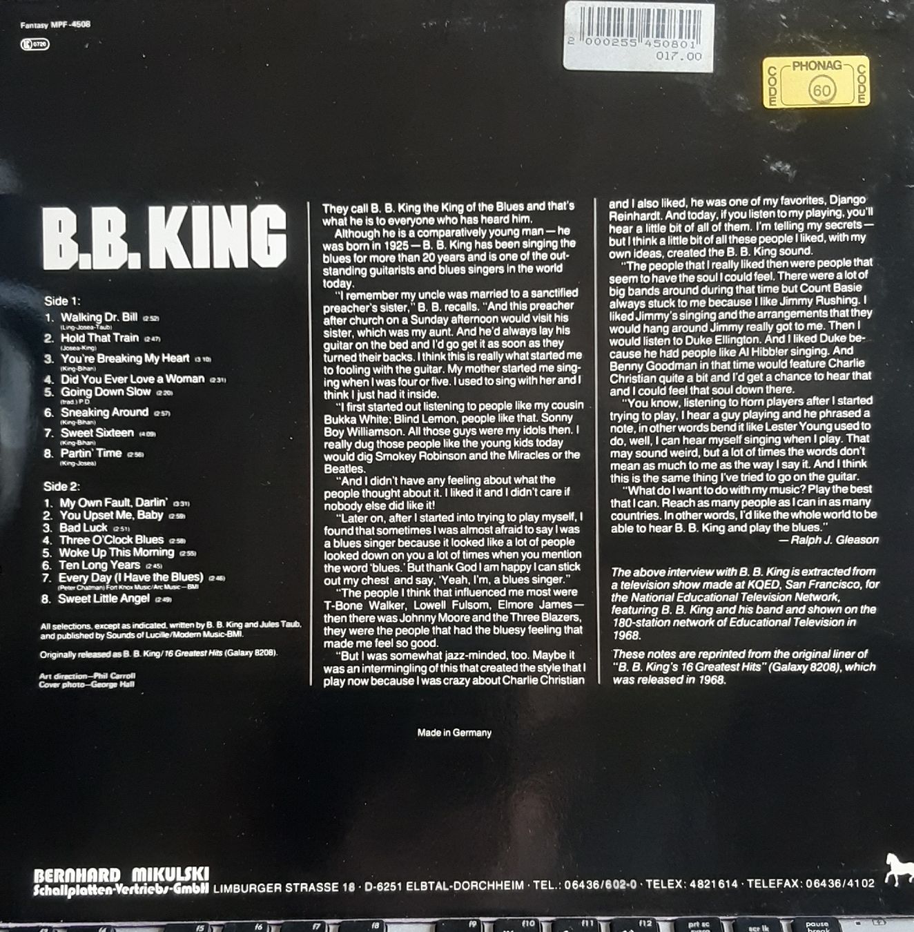 Vinyles: B.B.KING: 16 Original Big Hits – D'occasion à Frick par kyb_yq8h 1