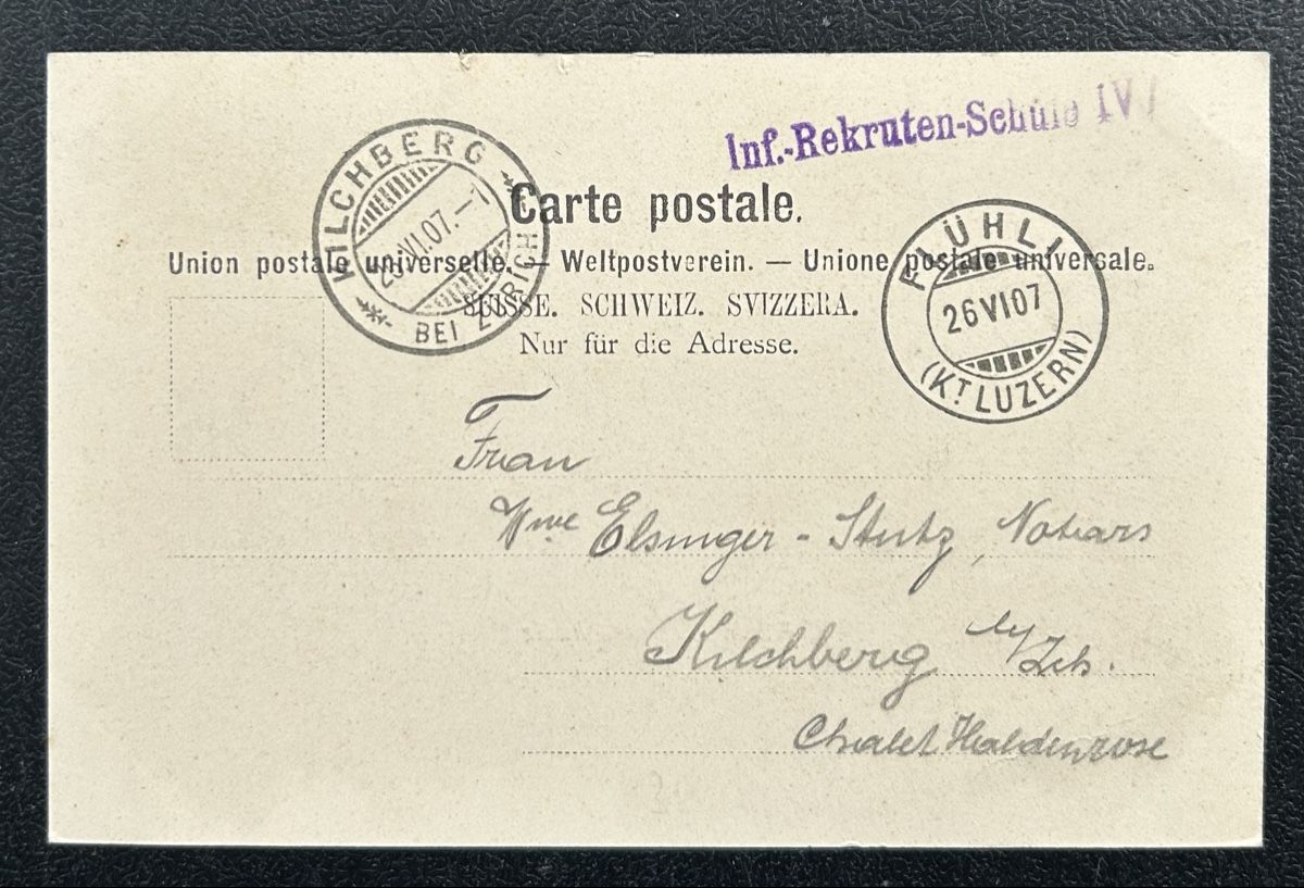 Cartoline postali: AK Flühli 1907 – Usato da Horw venduto da Tellbub 1