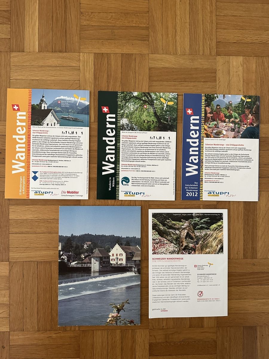 Libri: Wandersaison: 6 ATUPRI Wanderführer, diverse Regionen – Usato da Wettingen venduto da chatzegras 1
